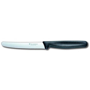 Tomato & Sausage Knife 5.0833 - 11cm Black Handle  Victorinox