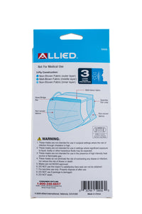 Face Masks 3 Layer Disposable 20-pce Allied