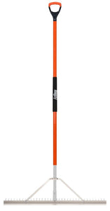 Landscaping Rake with Long Fibreglass Handle 36T Agboss