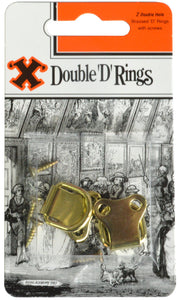 Picture D Rings Brassed - 2pce Blister Pack Double Bayonet X