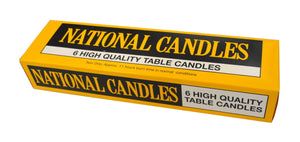 Candles - Table/Household 6pce  National