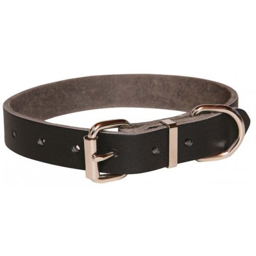 Dog Collar - Plain Leather 25mm Taurus