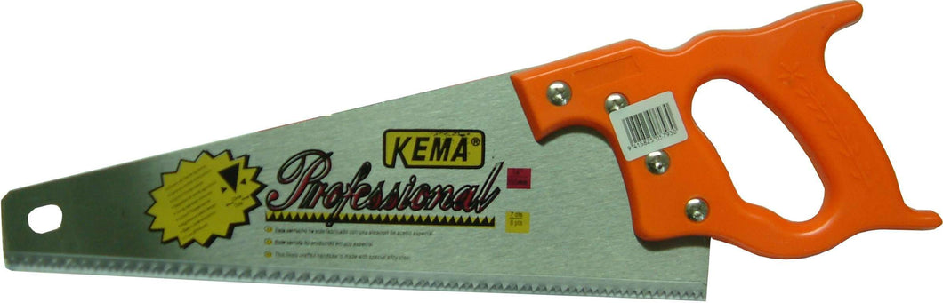 Tool Box Saw with Orange Handle 16-Point 350mm Kema