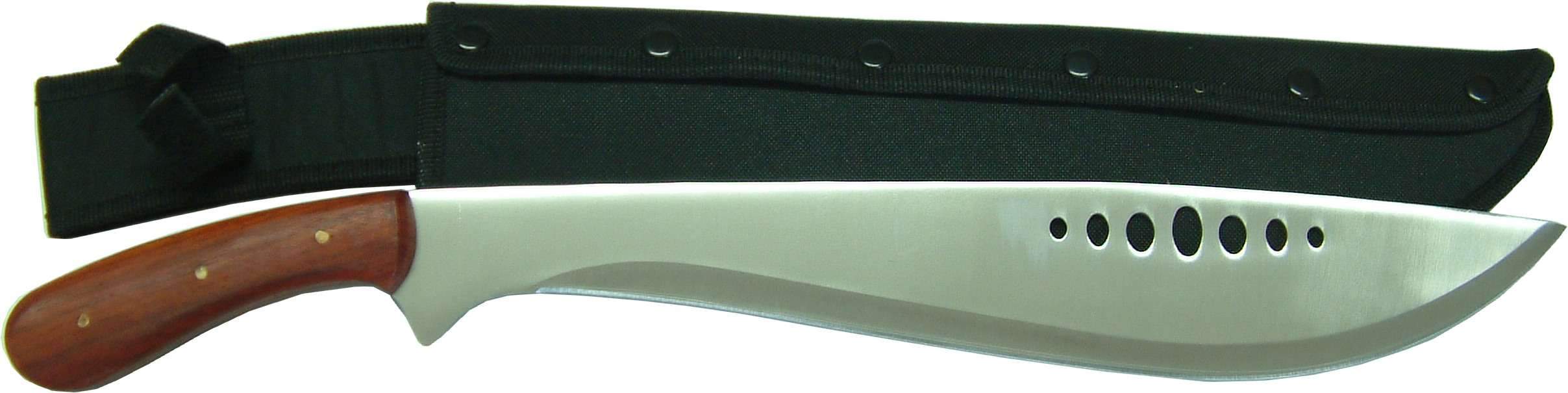 Machette with Stainless Blade & Wood Handle in Nylon Sheath 400mm