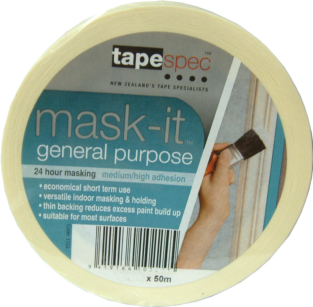 Masking Tape - 50m Roll #312 24mm Mask-it