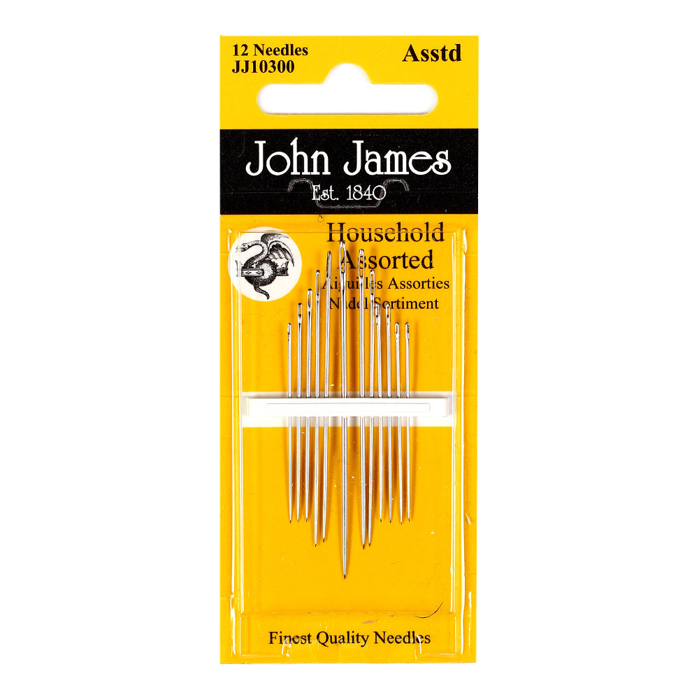 Needles Household Repair Kit 12 Piece JJ10300 -  John James