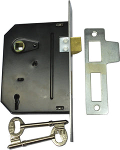 Mortice Lock CP 100mm x 75mm Carded Xcel