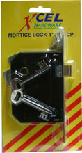 Load image into Gallery viewer, Mortice Lock CP 100mm x 75mm Carded Xcel