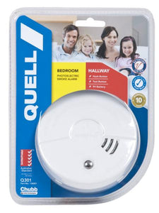Smoke Alarm - Photoelectric 301 with Hush Button  Quell