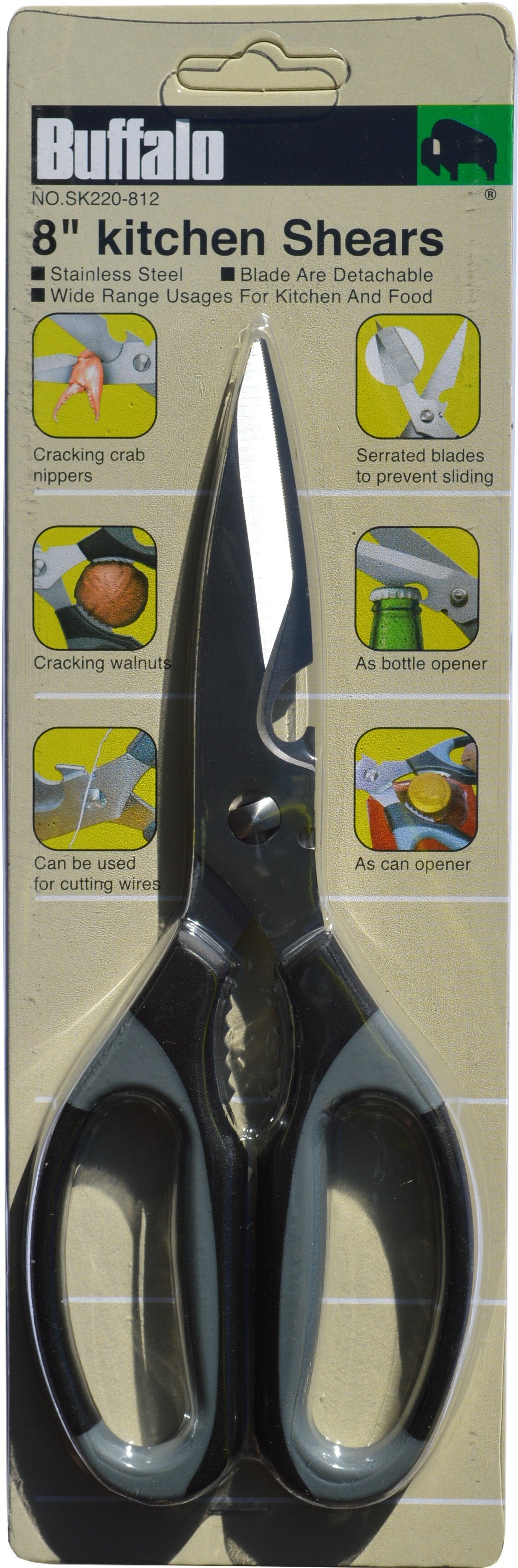 Scissors - Kitchen Stainless Blades C.A.P Type 212mm   Borsheng