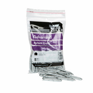 Staples - Galvanised Barbed 500gm 40mm x 4.0mm NZ Nails