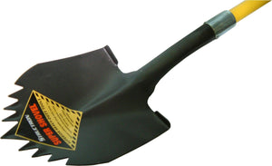 Super Shovel Long Fibreglass Handle with Cutting Teeth Blade  Structron