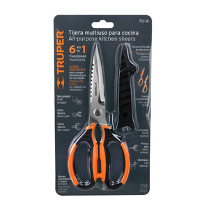 Scissors multipurpose stainless steel 200mm - Truper