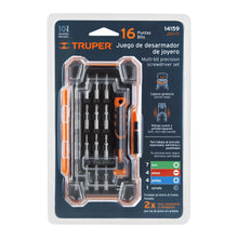 Load image into Gallery viewer, Precision screwdriver with 16 interchangeable tips - Truper