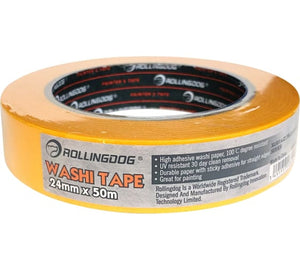 Masking Tape Washi 50m Roll 24mm Rolling Dog