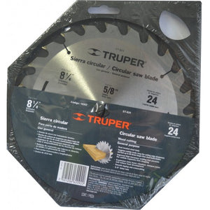 Circular Saw Blade TCT 24-Tooth 210mm x 16mm Truper