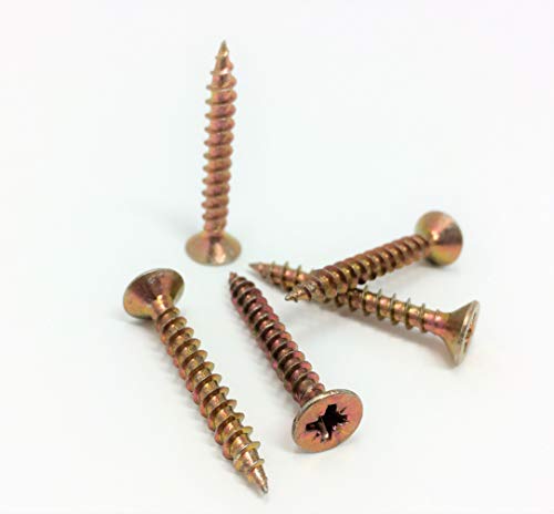 Wood Screws Countersunk Pozidrive ZP 12-pce 12mm x 4g Prepax