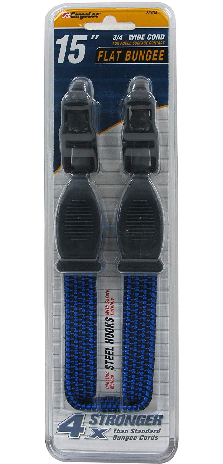 Flat Bungee Cords - Blue #32434 375mm Cargoloc