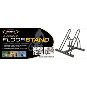 Bicycle Floor Stand - Holds 2 Bikes  #32517 Cargoloc