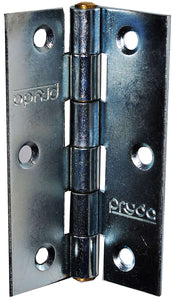 Butt Hinge - Narrow Fixed Pin ZP #BH90-NFZ 90mm Gartner