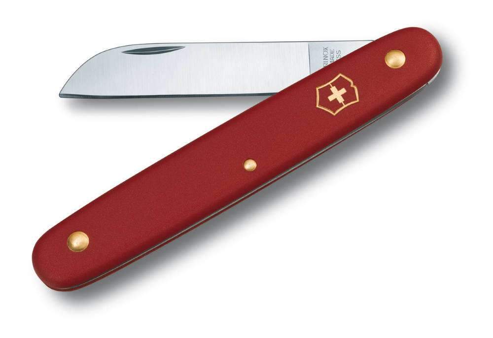 Pocket Knife Floral 3.9050 Red Straight Blade  Victorinox