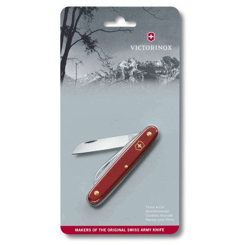 Pocket Knife Floral 3.9050 Straight Blade Red  Victorinox