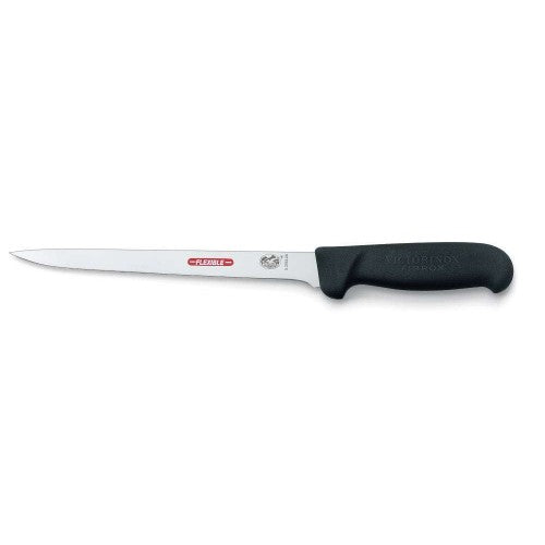 Filleting Knife 5.3763.20cm Black Handle  Victorinox