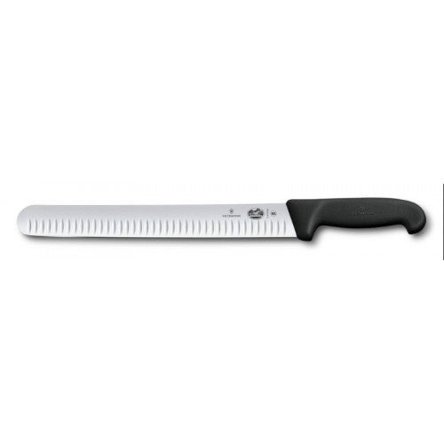 Slicing Knife 5.4723.36cm Fluted Black Handle Victorinox