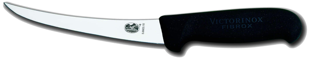 Boning Knife 5.6603.15cm Curved Blade Black Handle  Victorinox