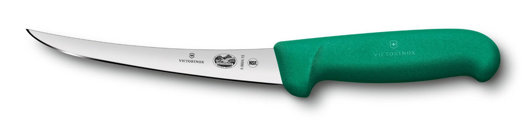 Boning Knife 5.6604.15cm Curved Blade Green Handle  Victorinox
