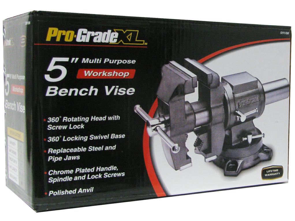 Multipurpose Bench Vice Pro-Grade #59108 125mm Allied