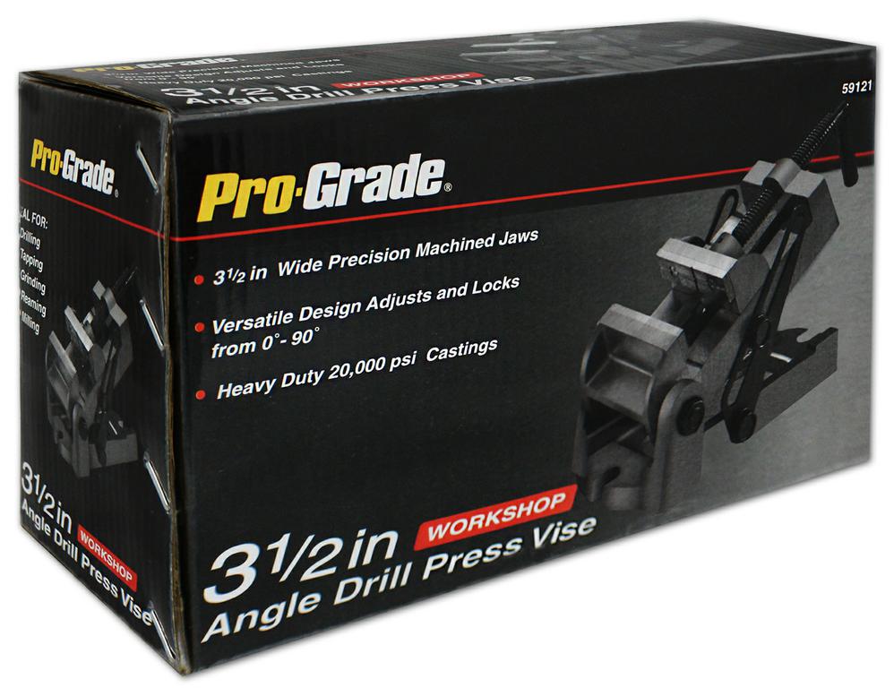Drill Press Vice Adjustable Angle Pro-Grade #59121 90mm Allied