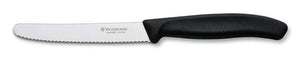 Tomato & Sausage Knife 6.7833 - 11cm Black Handle  Victorinox