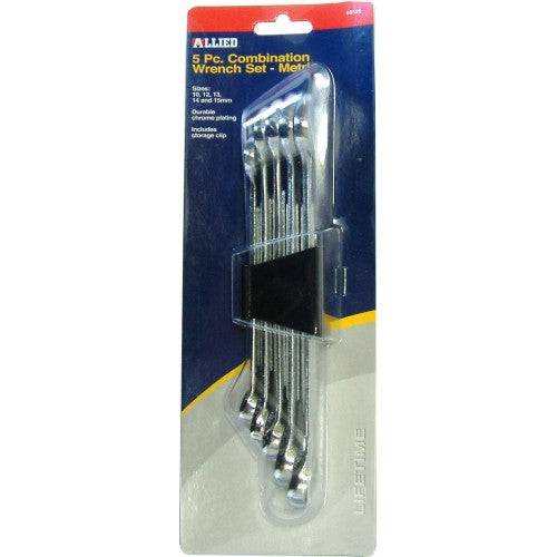 Combination Wrench Set 5-pce Metric #68526 Allied