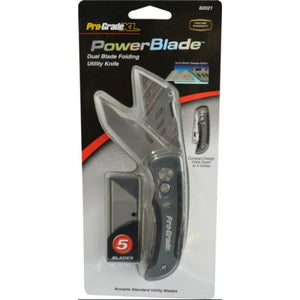 Utility Knife - Dual Folding Blade with 5 Blades #82021 Allied