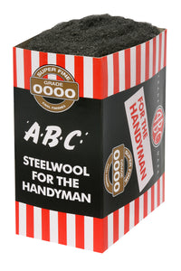 Steel Wool ABC Brand - Handyman Pack Grade # 0000 Super Fine