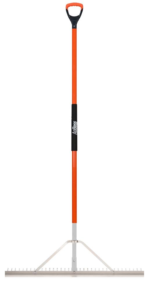 Landscaping Rake with Long Fibreglass Handle 36T Agboss