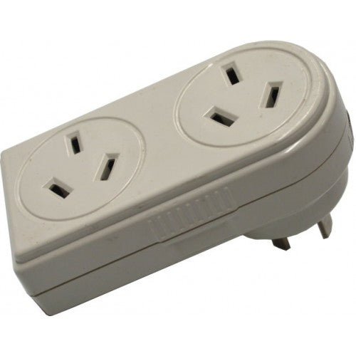 Double Adaptor - Horizontal 10A Xlectric