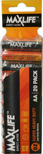 Batteries Super Heavy Duty - AA 20-Pack Max-Life