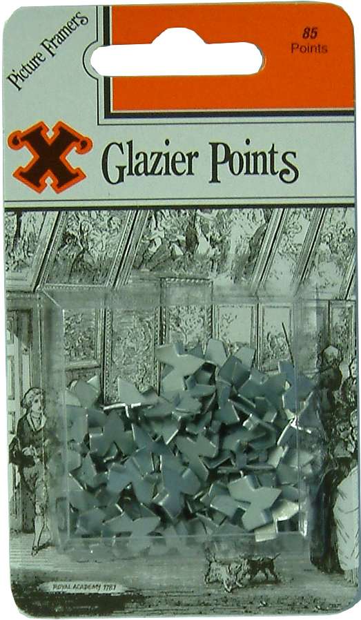 Glaziers Points - 85pce Blister Pack  Bayonet X