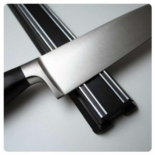 Magnetic Knife Rack #B343P30 - Black 300mm Bisbell