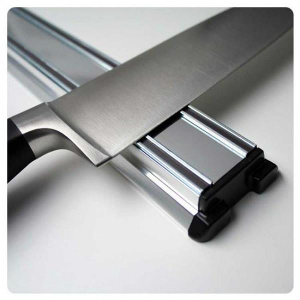 Magnetic Knife Rack #B343SE30 - Silver 300mm Bisbell