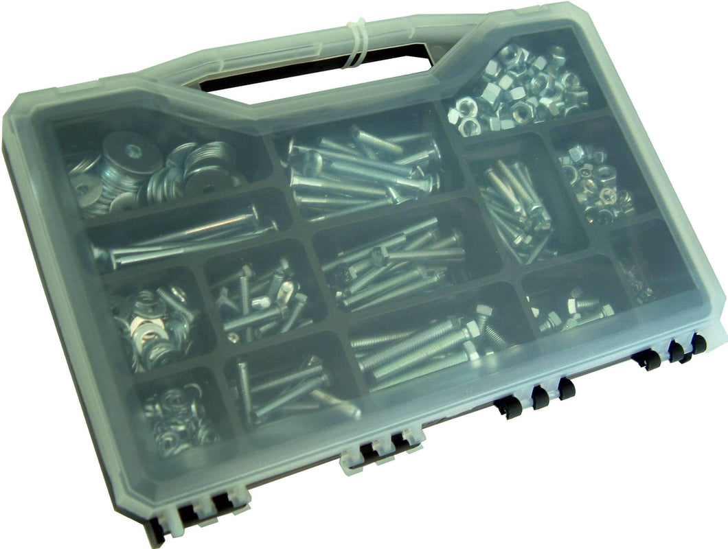 Bolt & Washer Assortment in Plastic Case 560-pce