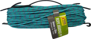 Rope - PP Braided 30m on Plastic Winder 6mm Xcel