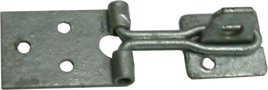 Hasp & Staple - Wire Ptn Galvanised 75mm Carded Xcel