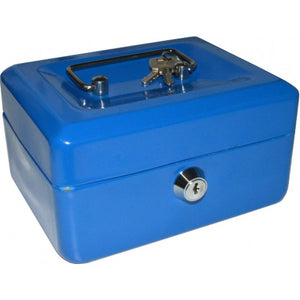 Locking Cash Box With Coin Tray 150 x 120 x 80mm