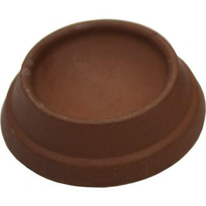 Castor Cup Rubber 50mm Brown