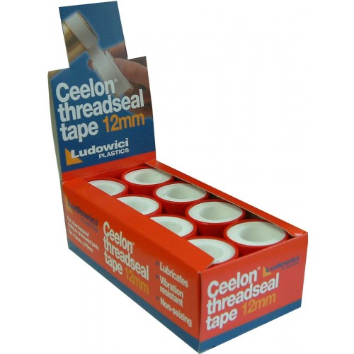 Threadseal Tape 12mm x 10m Ceelon