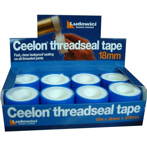 Threadseal Tape 18mm x 12m Ceelon