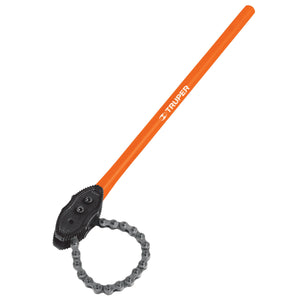 Chain Pipe Wrench 63mm Cap. 70cm Handle Truper